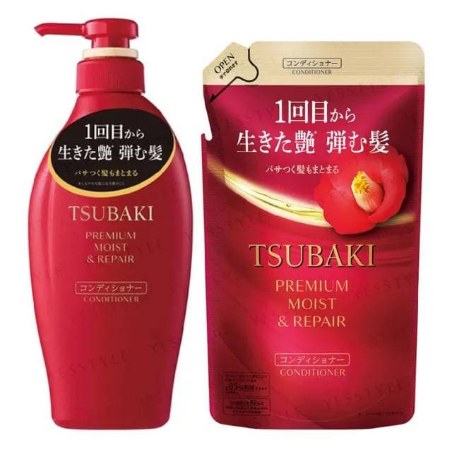 TSUBAKI Premium Shampoo & Conditioner Set - Moist & Repair 450ml x2 thumbnail 4
